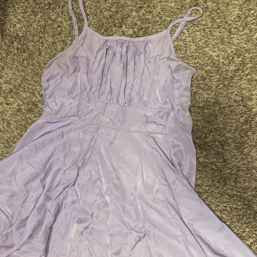 THREE PIECES LILIAC DRESS SIZES : S, M & L Summer Worn Once Nice Modern Dress